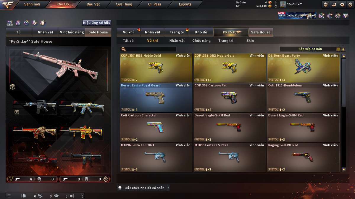 shop acc cf uy tin gia re